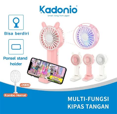 Kadonio Kipas Angin Mini Portabel Usb Lazada Indonesia