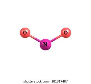 Nitrogen Dioxide Chemical Compound Formula No2 Stock Illustration ...