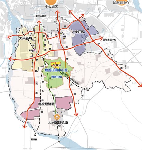 南中轴延长线重要节点 大兴魏善庄6大主导功能分区构建生态新片区腾讯新闻