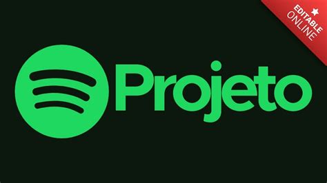 Projeto Logotipo Spotify Generador De Efectos De Texto