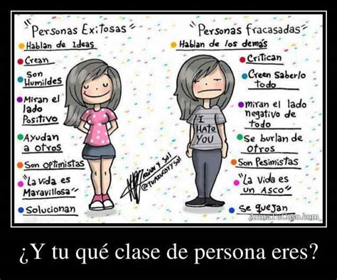 Y Tu Qu Clase De Persona Eres