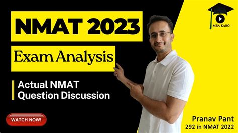 Nmat Exam Analysis Pattern Difficulty Cutoff And Questions