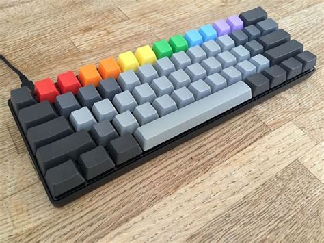 Thatclickyfeeling Dvorak Board W Custom Caps Photo Diy Mechanical