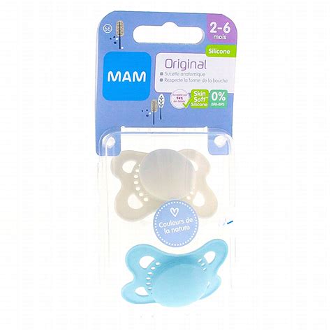 MAM Original Duo Sucettes 2 6 Mois Couleur De La Nature Parapharmacie