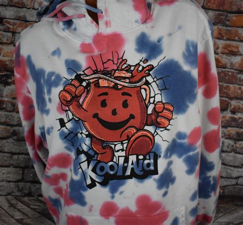 Kool Aid Large Mad Engine Breaking Through Tie Dye Gr Gem