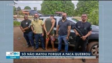 JA 2ª Edição TO Suspeito de esfaquear homem em bar de Pequizeiro é