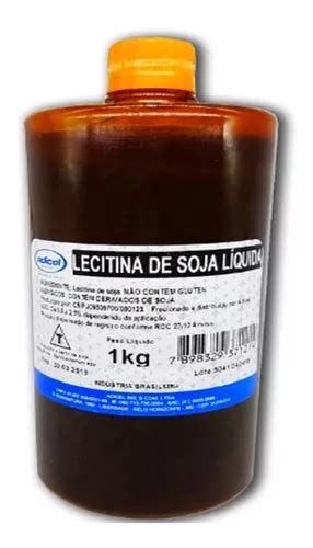 Lecitina de soja líquida emulsionante 1 kg MercadoLibre