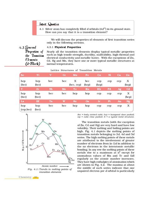 NCERT Book Class 12 Chemistry Chapter 4 The d-and f-Block Elements (PDF ... 