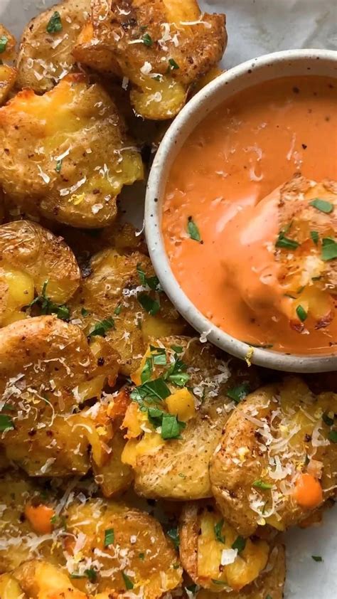 Crispy Parmesan Crusted Smashed Potatoes Artofit