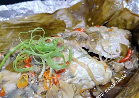 Resep Pepes Ikan Kakap Bumbu Iris Oleh Henie Wied Cookpad