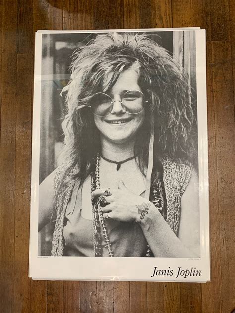 Vintage Janis Joplin Poster Original Photo By David Gahr Etsy