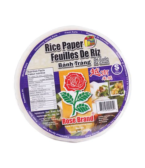 Rose Brand Rice Paper 16cm Round 400g Haisue