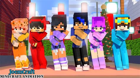 Cash Zoey Mia Nico Aphmau Couple Dance Chicken Wings Shuffle