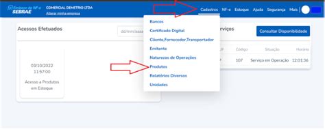 Como Fa O Para Cadastrar Um Produto No Emissor De Nf E Sebrae