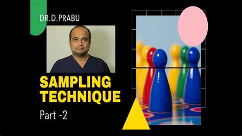 SAMPLING TECHNIQUES PART TWO 2 Dr D Prabu Script Dr Lubna Fathima