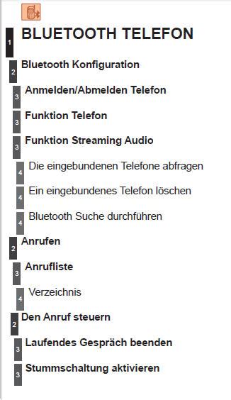 Peugeot 308 Betriebsanleitung Bildschirmstrukturen Wip Sound Audio Anlage Und Telematik