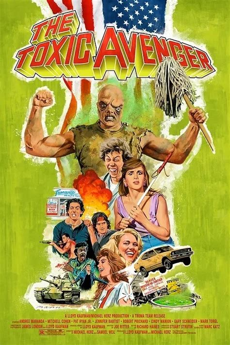 The Toxic Avenger 23 Mann Variant Edition PosterDrops