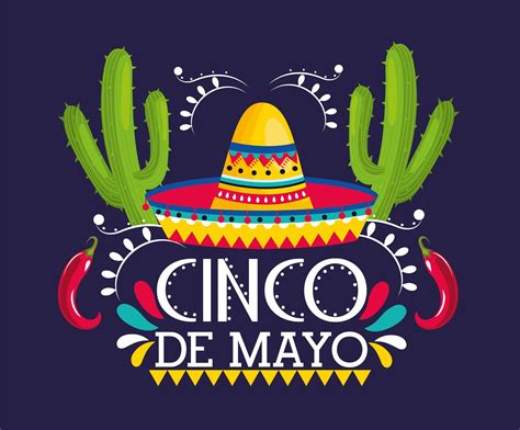 Cinco De Mayo Dibujado A Mano Frases Escritas A Mano Para La