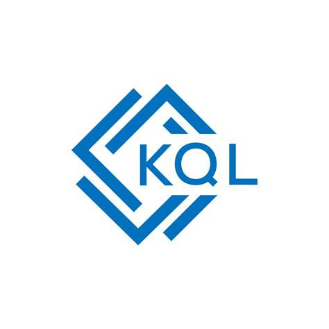 Kql Letter Logo Design On White Background Kql Creative Circle Letter Logo Concept Kql Letter