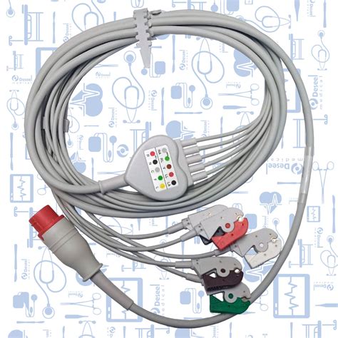 Cable Completo Para Ecg De Derivaciones Deseel Medical