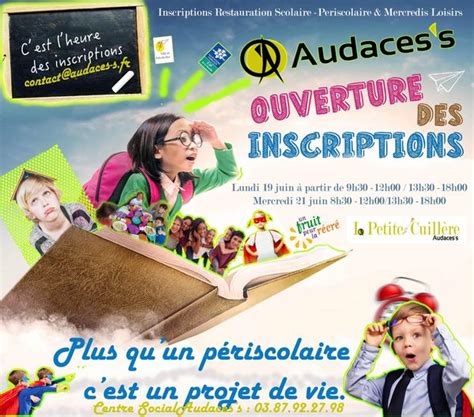 Inscription Cantine Et P Riscolaire Audaces S