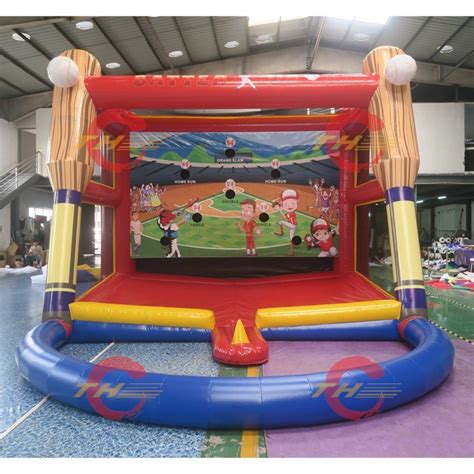 6x4x4mh Battle Up Inflatable Baseball Inflatable Sports Game Baseball