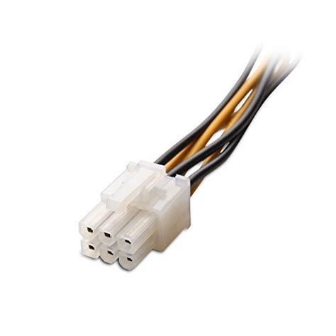 Cable Matters 2 Pack 6 Pin Pcie To Molex Power Cable 6 Inches 2 Molex To 6 Pin Pcie Imported