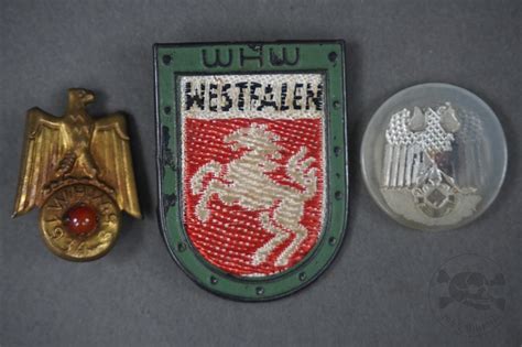 Original Third Reich Winterhilfswerk Whw Tinnies Lot Of