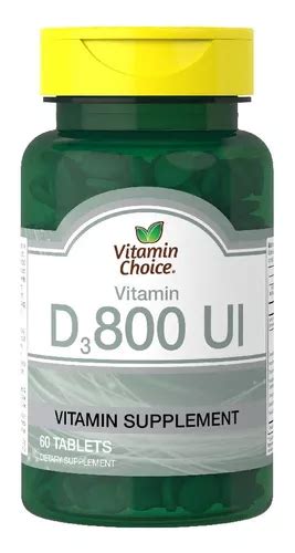 Vitamin Choice Vitamina D3 800 Ui 60 Tabletas Cuotas sin interés