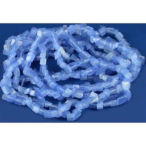 blue fiber optic chip beads jewelry beading  strand michaels
