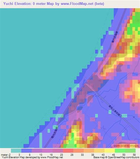 elevation  yuchijapan elevation map topography contour