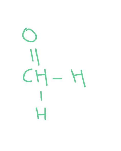 Structural Formula Of Methanal