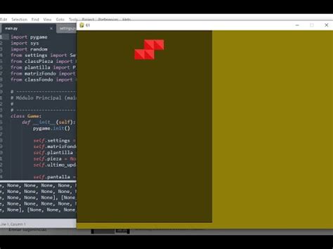 Tetris En Python Pygame Parte Sin Prisa Pero Sin Pausa Xd Nada