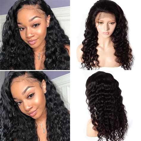 360 Lace Frontal Wigs Loose Deep Wave Human Hair Wigs Tinashehair