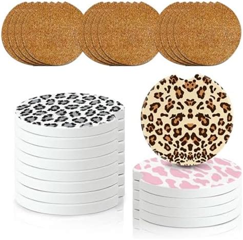 Amazon Sublimation Blanks Car Coasters Pcs Sublimation Coasters