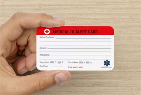 Pk Emergency Medical Alert Id Wallet Card Luggage Tags Personalize