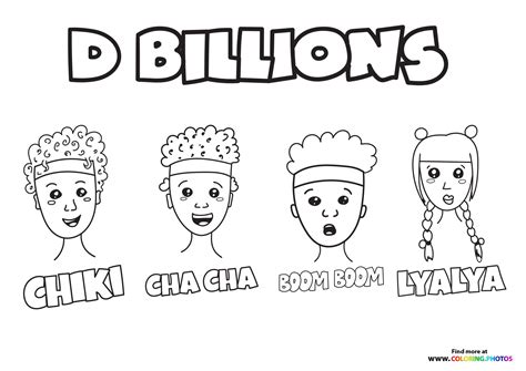 D Billions Coloring Pages Coloring Pages