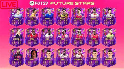 Live FIFA 23 Future Stars Promo Live 6pm Content New TOTW 82 X20