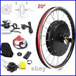 20 Inch E Bike Electric Bicycle Front Wheel Conversion Kit 48V 1000W