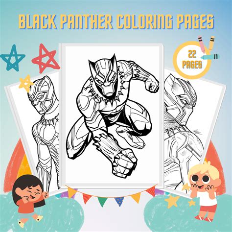 Dibujos De Black Panther Para Colorear Pdf Imprimible Gratis