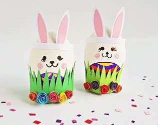 CUTE AND EASY EASTER EGG BUNNY CRAFT - hello, Wonderful