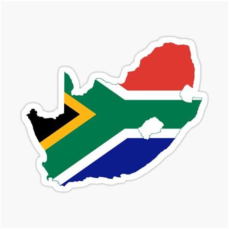 South Africa Stickers For Sale South African Flag South Africa Map