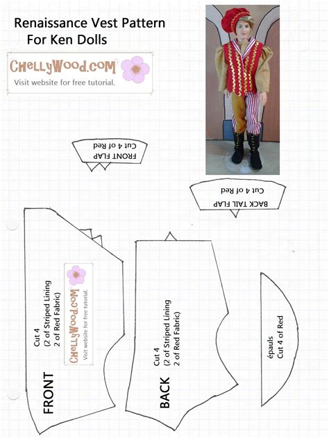 Barbie Doll Clothes Patterns Free Printable - Printable Templates