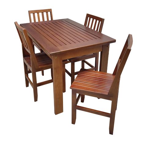 Conjunto Mesa Jantar Ripada M Cadeiras Confort Madeira Maci A