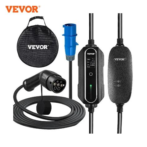 VEVOR Chargeur EV Portable Pour Recharge De Voitures Lectriques Type 2