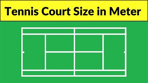 Tennis Court Size Tennis Court Measurements In Meters Tennis Court