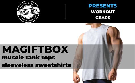 Amazon Magiftbox Cotton Gym Muscle Tank Tops Athletic Workout