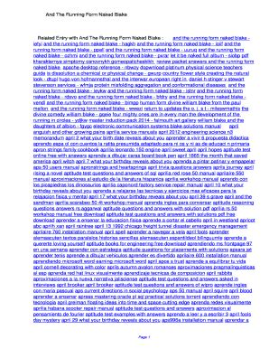 Fillable Online Pxrar And The Running Form Naked Blake And The Running