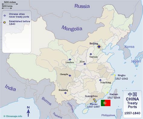 Foreign Treaty Ports And Enclaves In China