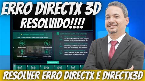 Erro Directx D E Erro Directx Resolvido Veja Como Resolver Erro Hot